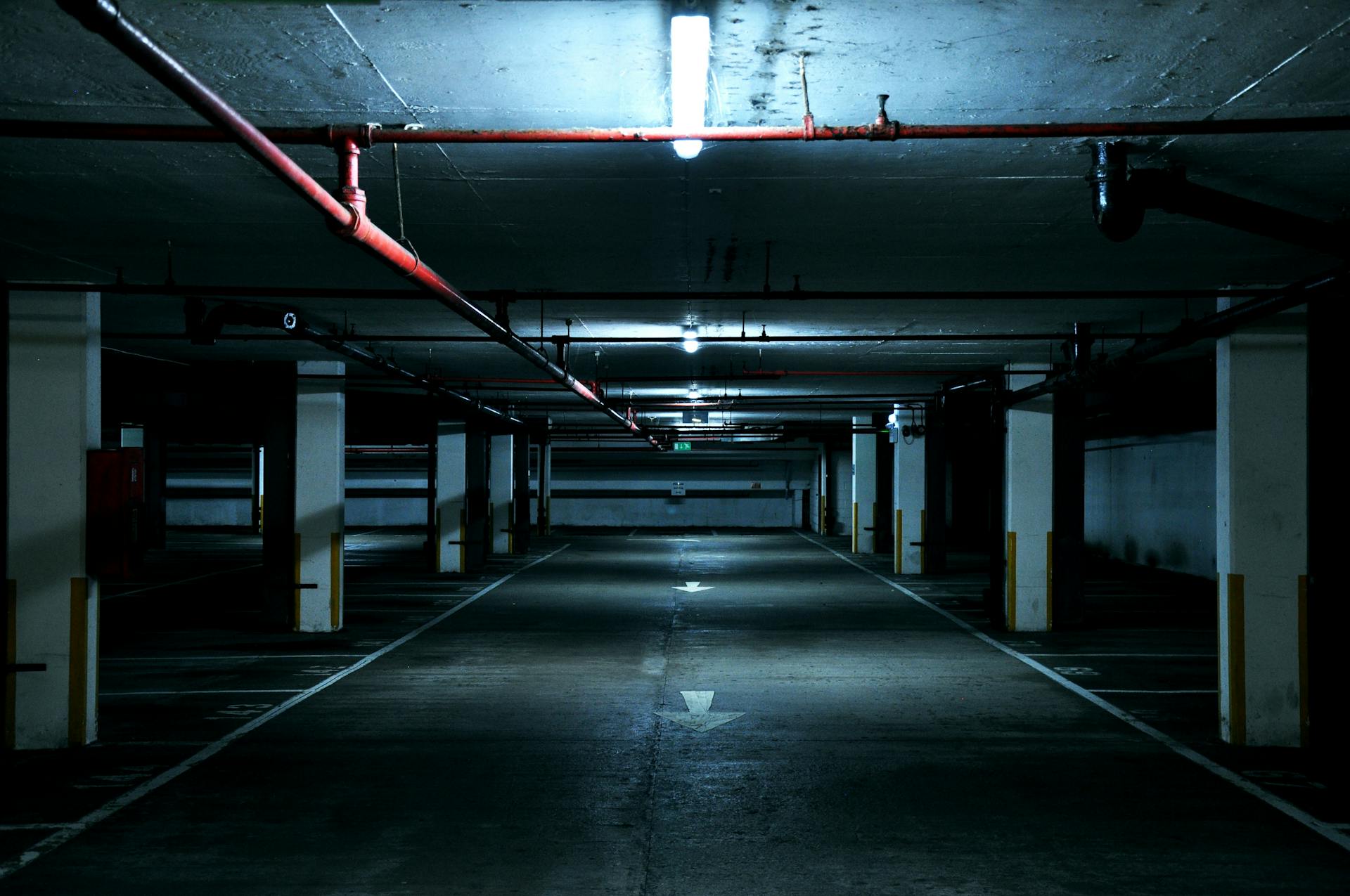 Photo of Empty Underground Parking Lot