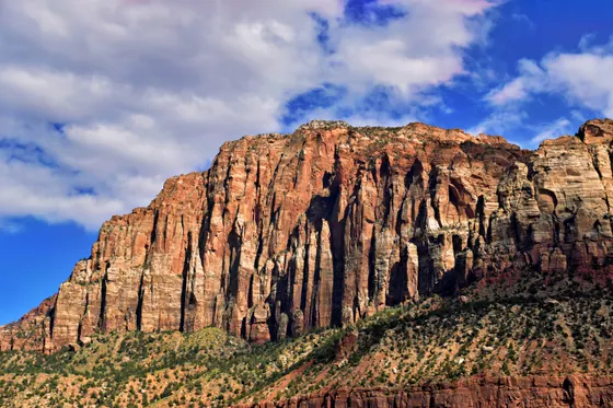 The Virgin River at Springdale, the gateway to Zion National Park