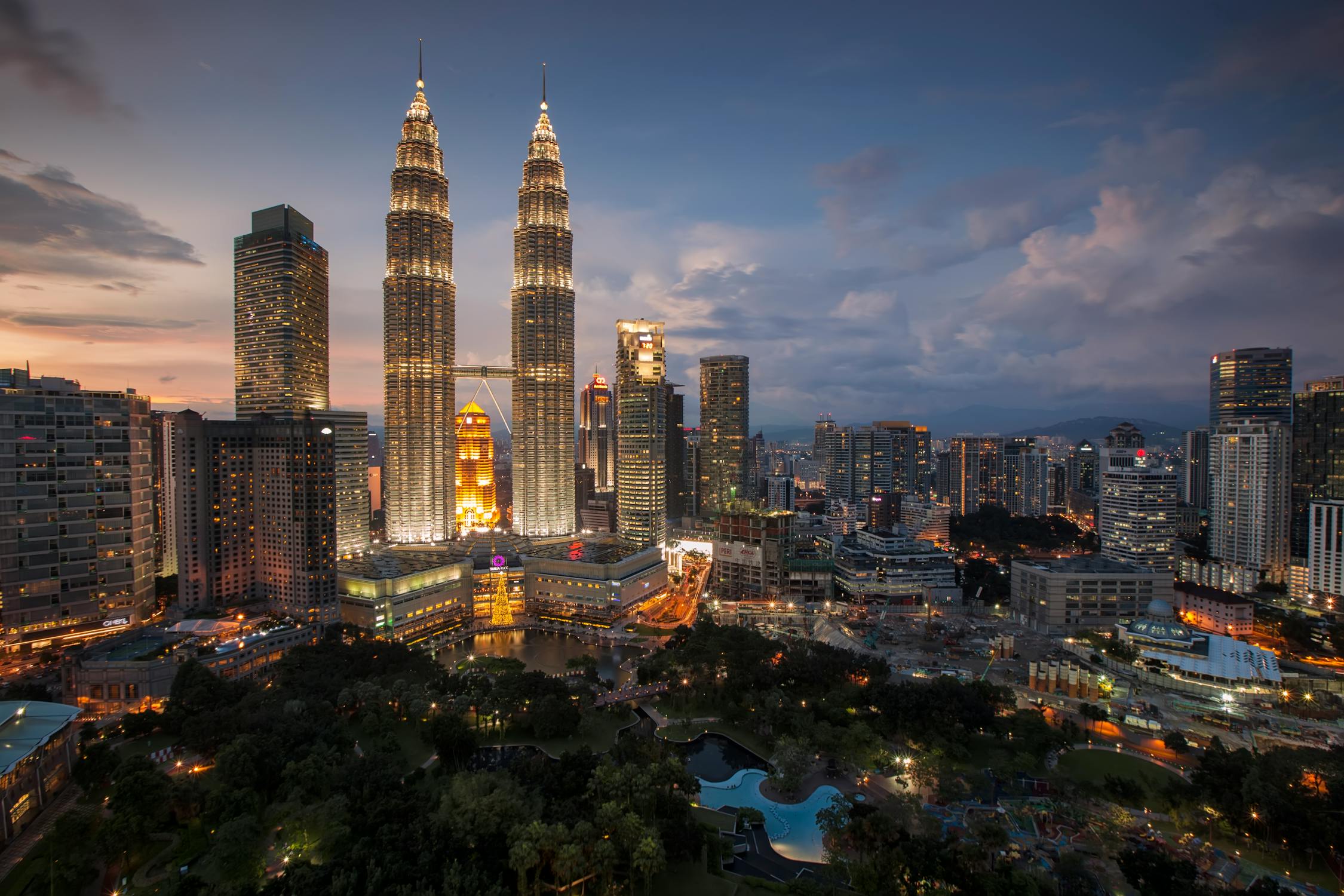 Petronas Twin Towers in Kuala Lumpur, Malaysia