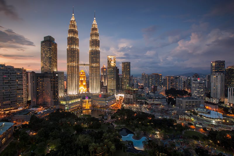 Malaysia tour package Petronas Towers from Babylon Hotel Dhaka