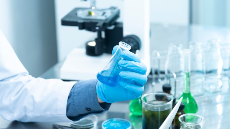 Laboratory testing equipment used for CBD lab reports analysis
