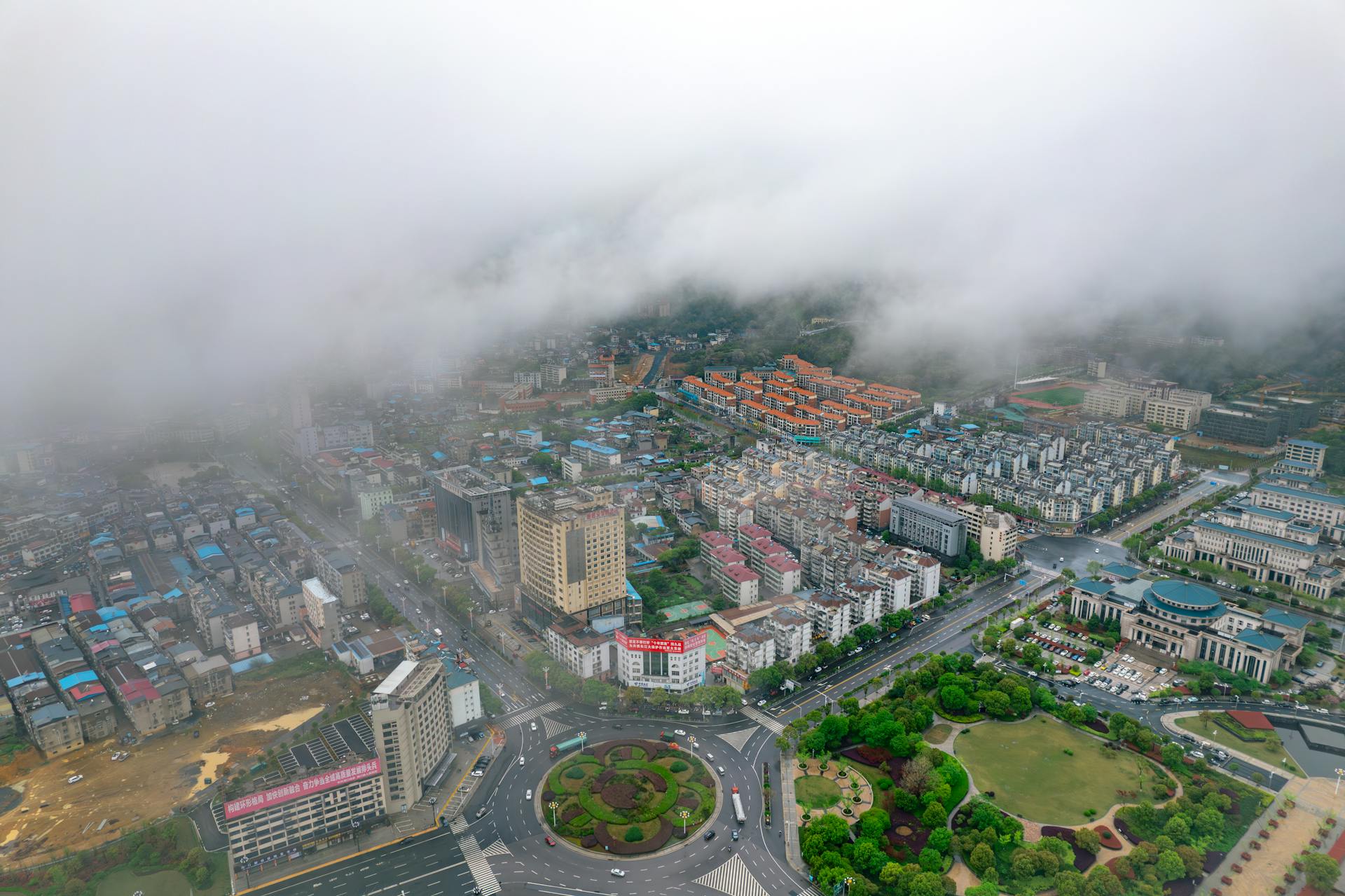 Drone Shot of University of Macau