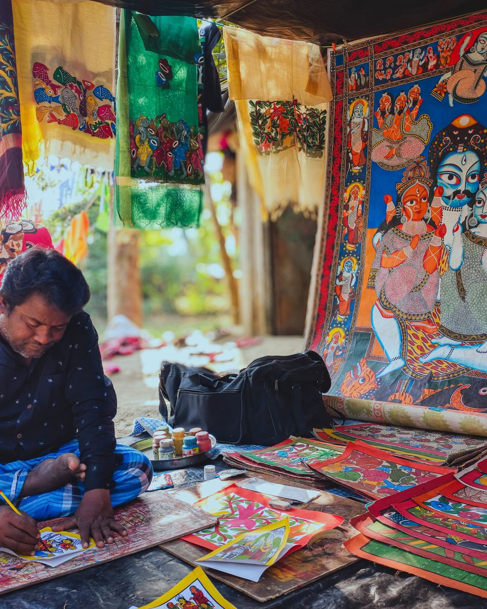 Pattachitra on tussar