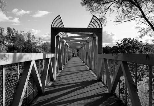 Бесплатное стоковое фото с @outdoor, идти, мост