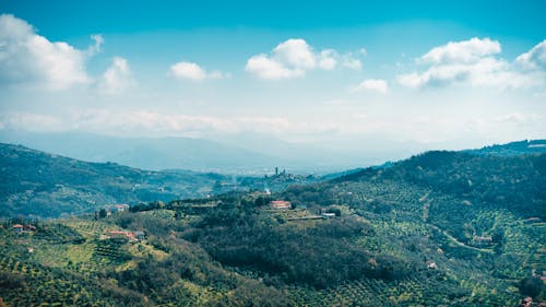 Foto stok gratis epik, kertas dinding, langit biru