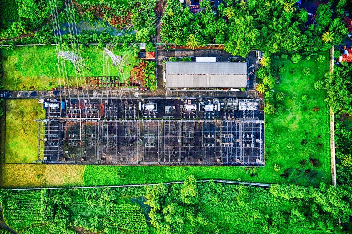 Aerial Photography of Houses and Trees