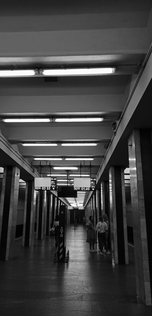 地下鉄, 地下鉄のプラットフォーム, 地下鉄の駅の無料の写真素材