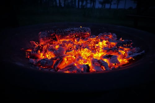 Free stock photo of bbq, dark, fire