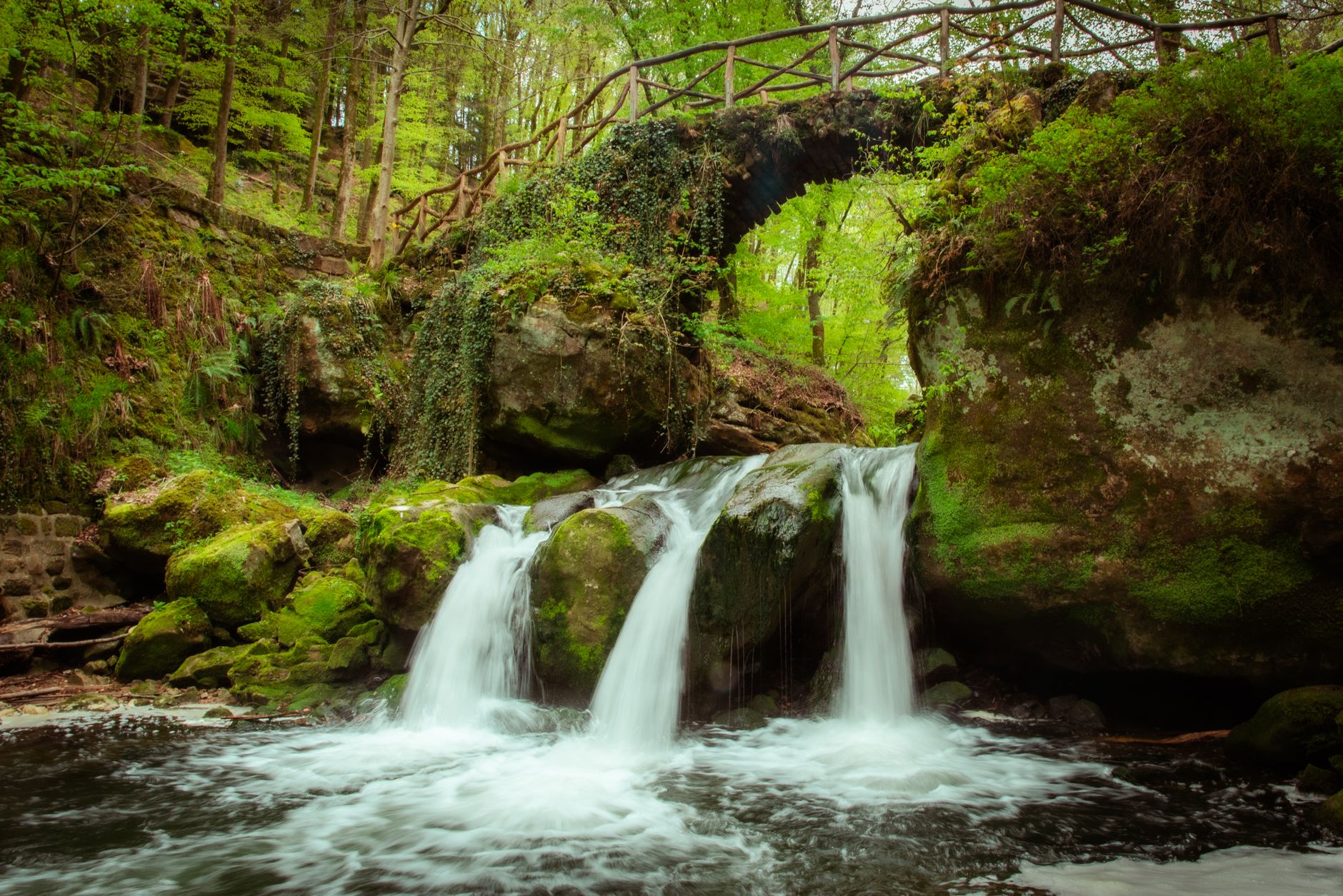 Schiessentumpel waterfall in Mullerthal
