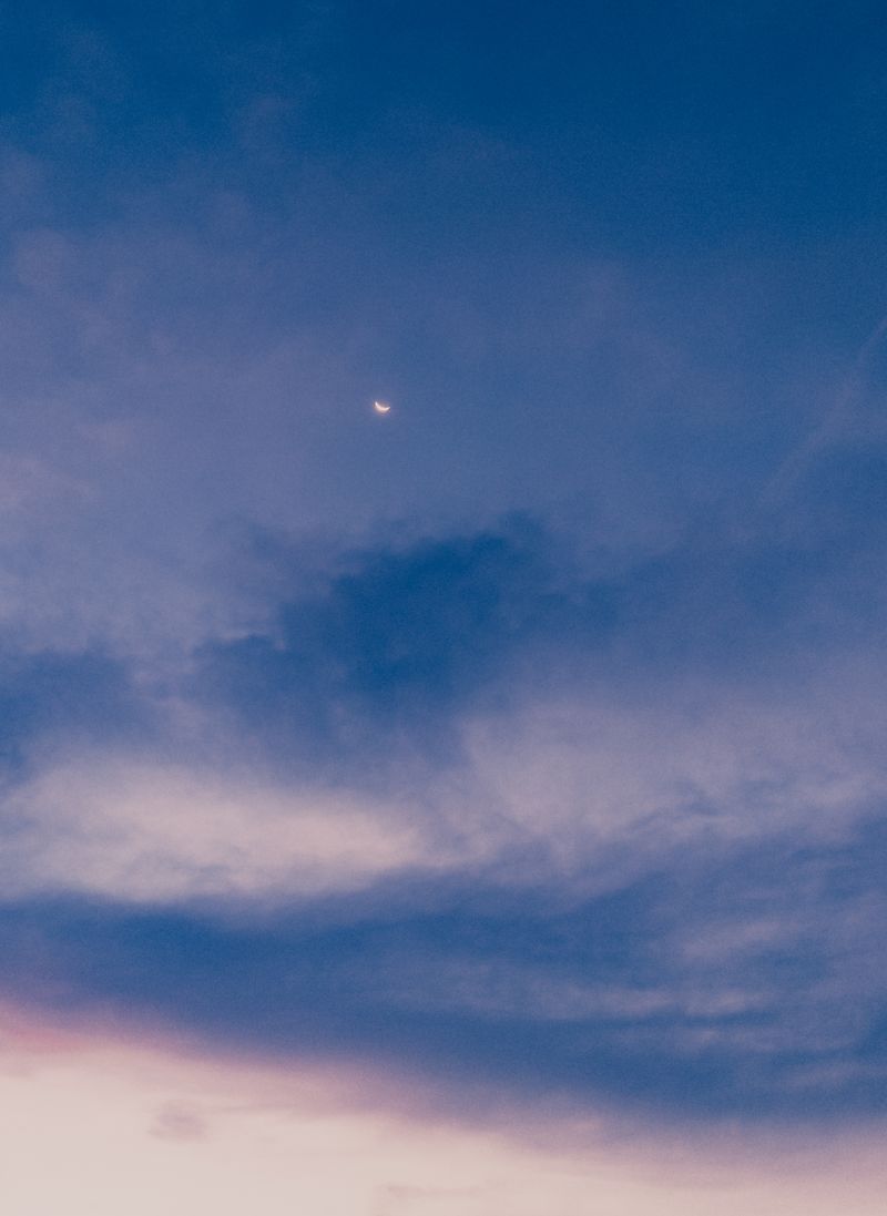 Clear Sky at Sunset · Free Stock Photo