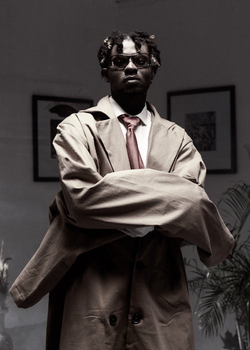 Kostnadsfri bild av afrikansk man, binda, Framställ