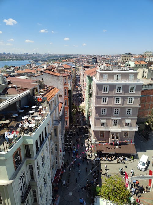Street view from Galata Tower
