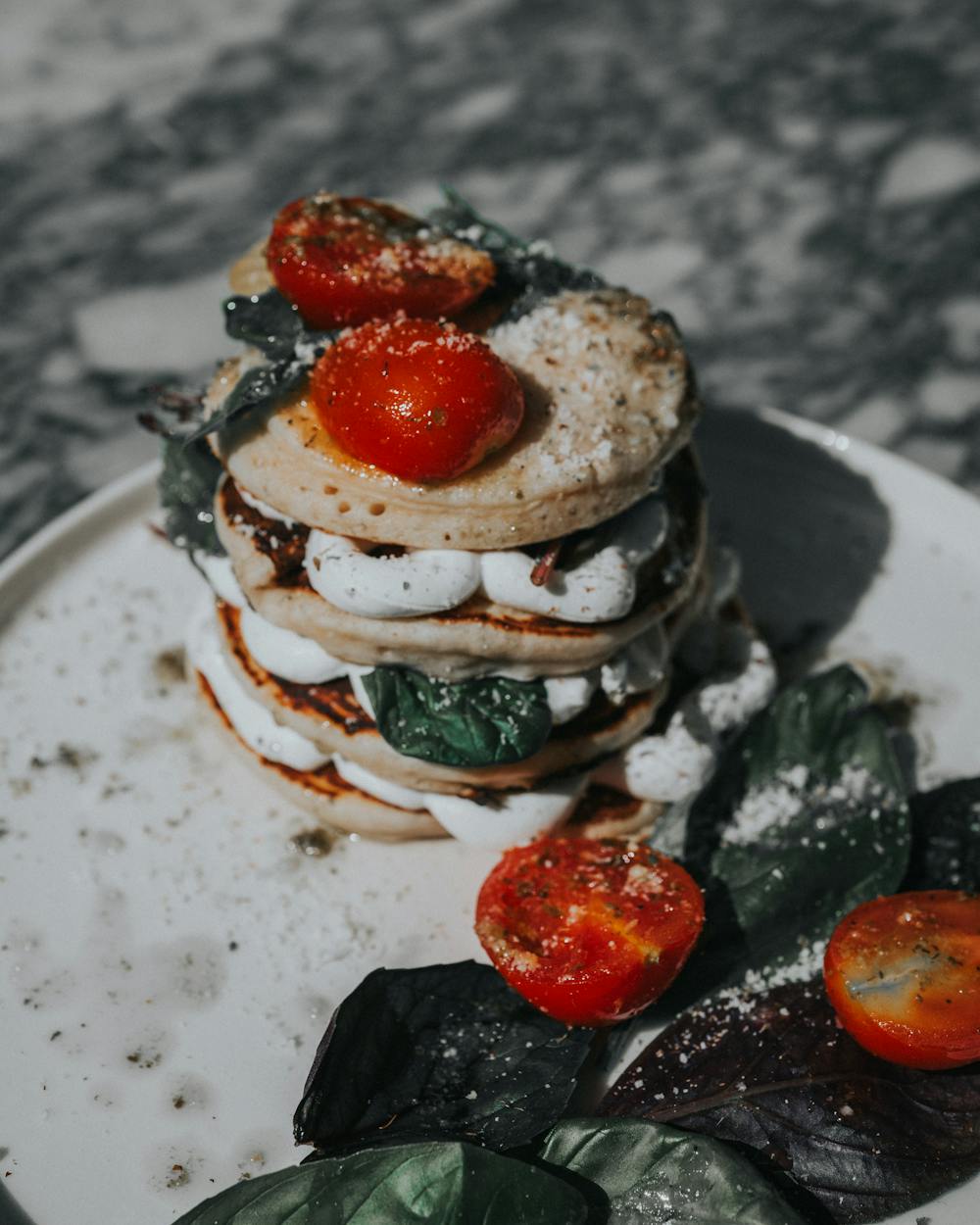 Caprese Ritz Stack