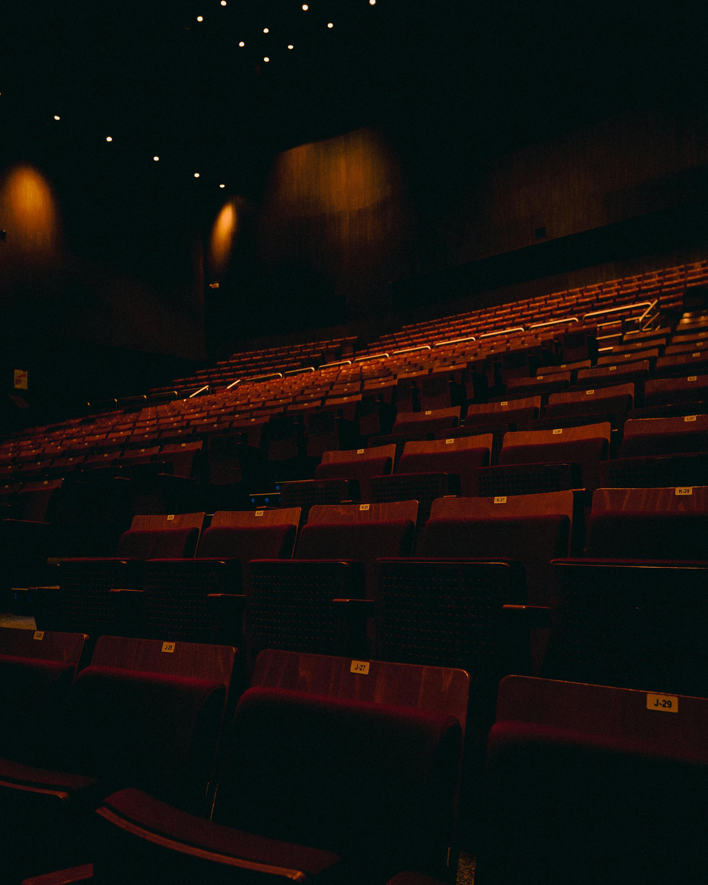 De franc Fileres De Seients Buits Foto d'estoc