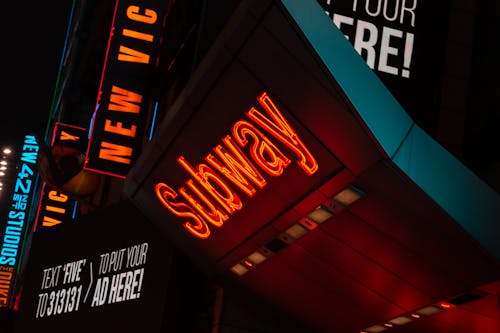 Základová fotografie zdarma na téma lehký, metro, neonová světla