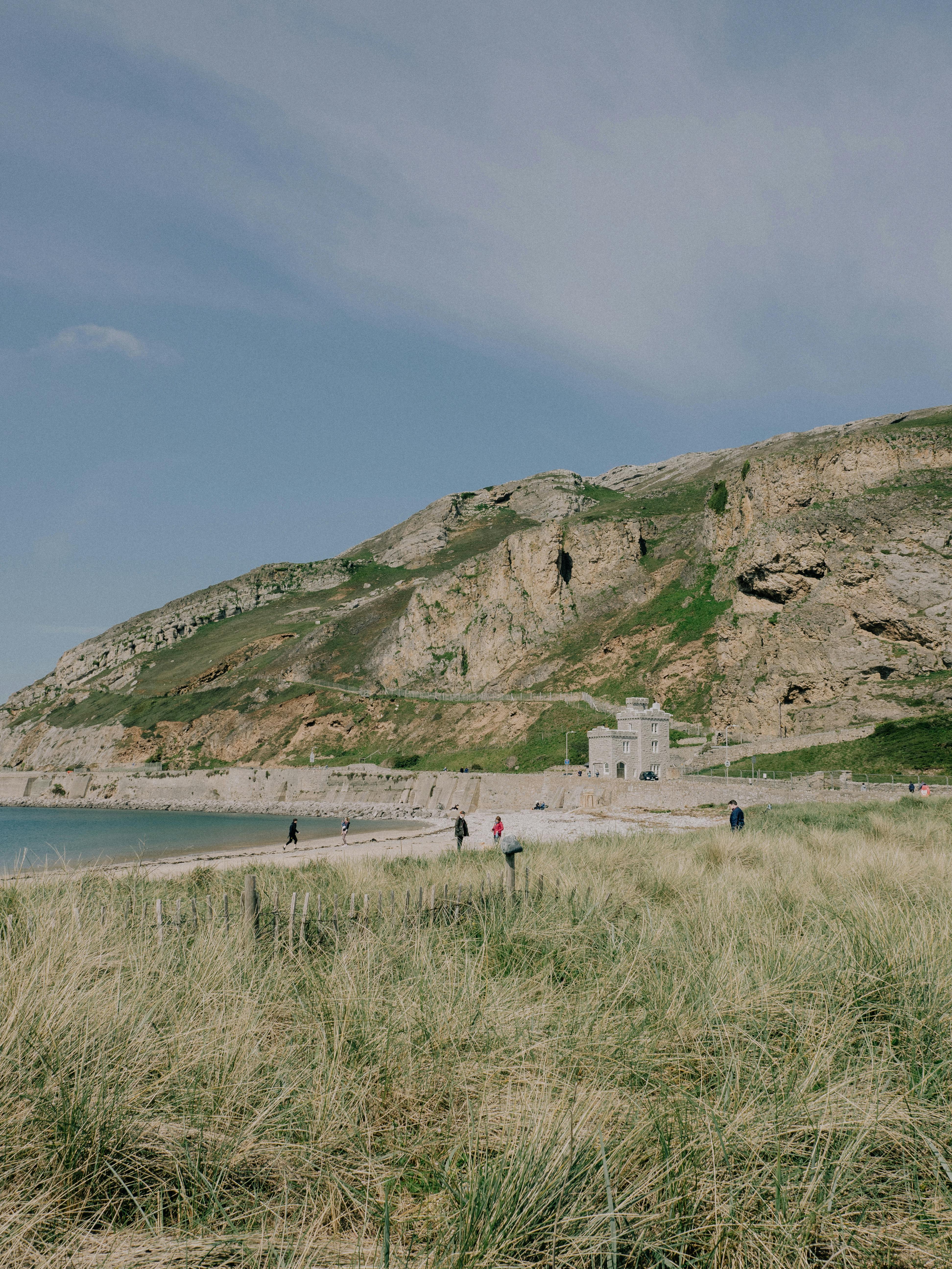 Explore the natural beauty of West Shore Beach in Llandudno, Wales with serene coastal views.
