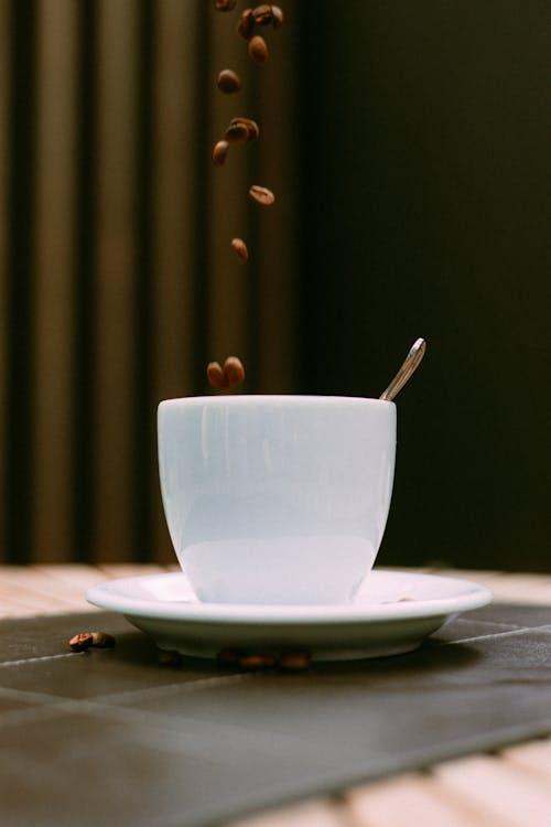 ahşap, bulanıklık, cappuccino içeren Ücretsiz stok fotoğraf