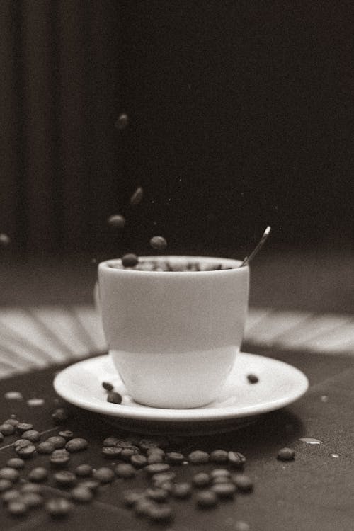 bağbozumu, cappuccino, Çay içeren Ücretsiz stok fotoğraf
