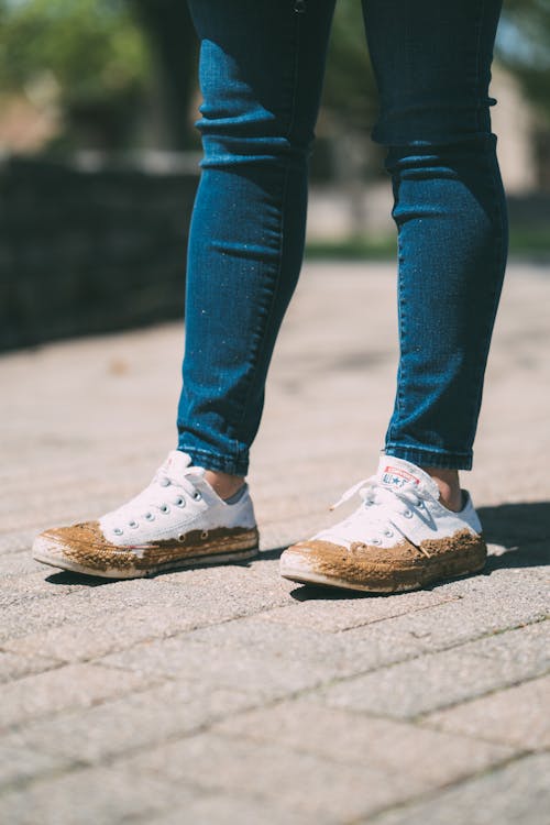 Pair of White Sneakers