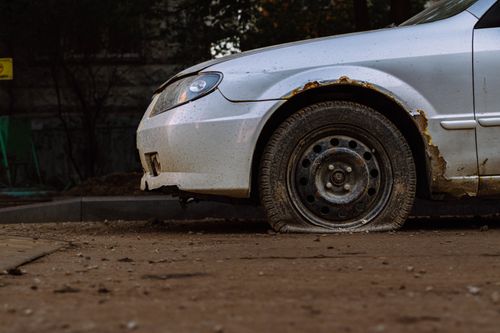 Flat or Cracked Tires