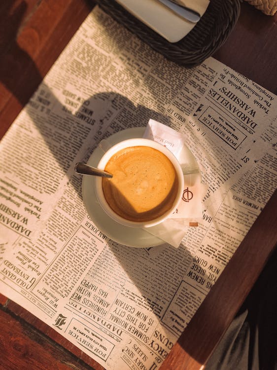 Základová fotografie zdarma na téma arabica káva, časopis, cukr