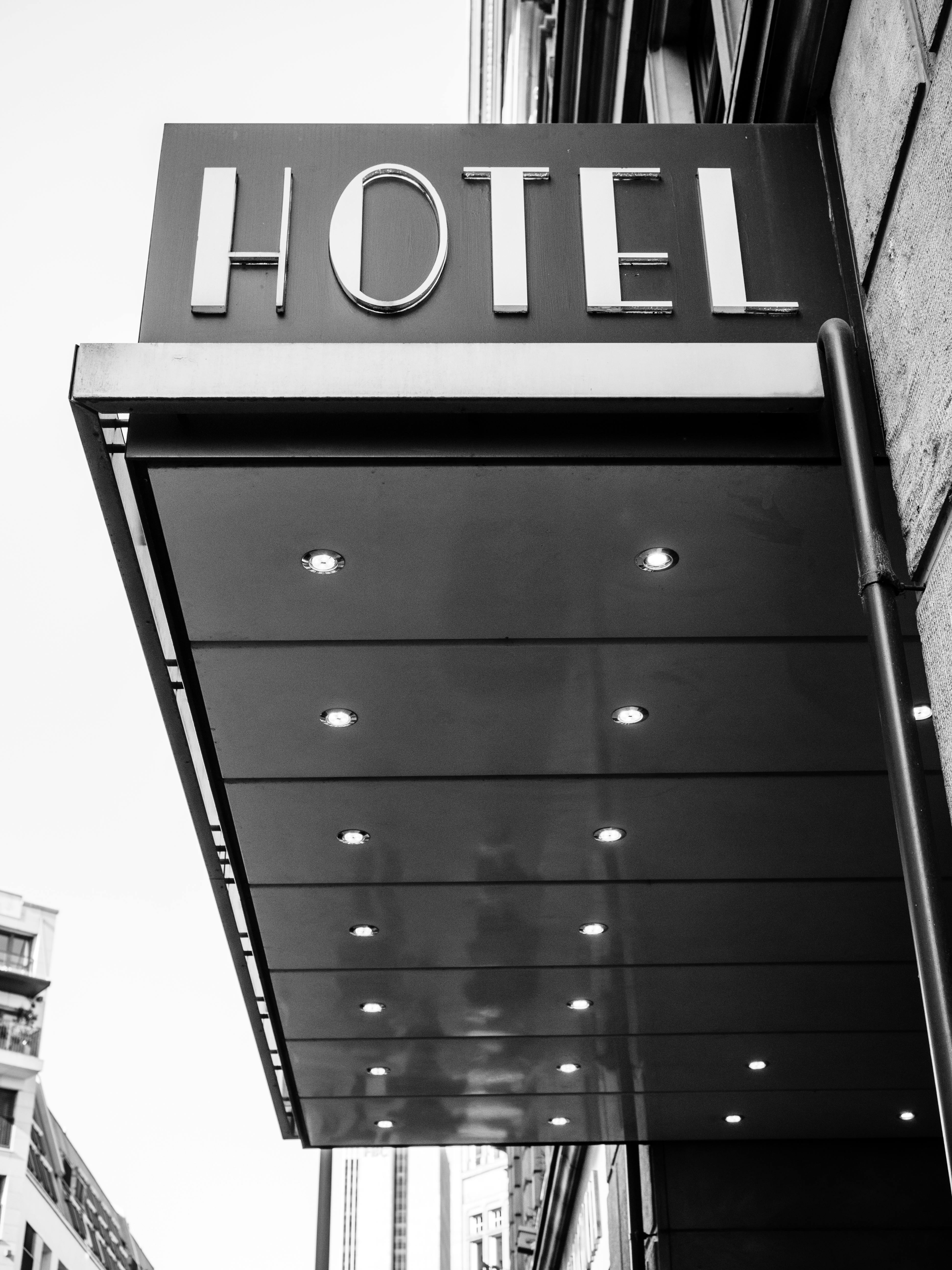 A Hotel Sign. (​ Photo by Gratisography on​ ​ Pexels.com​ )