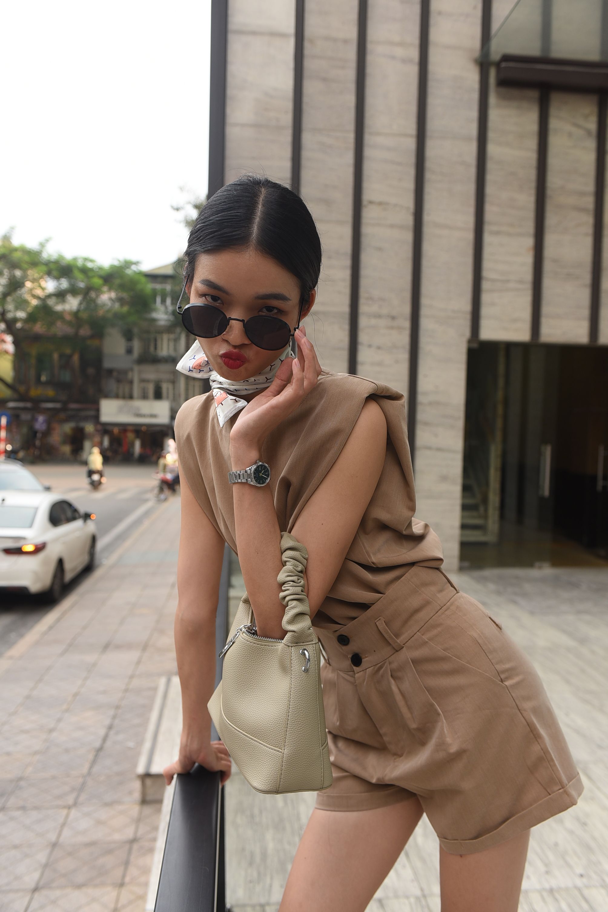 Ensemble beige