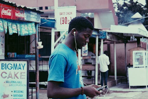 Man Holding Smartphone