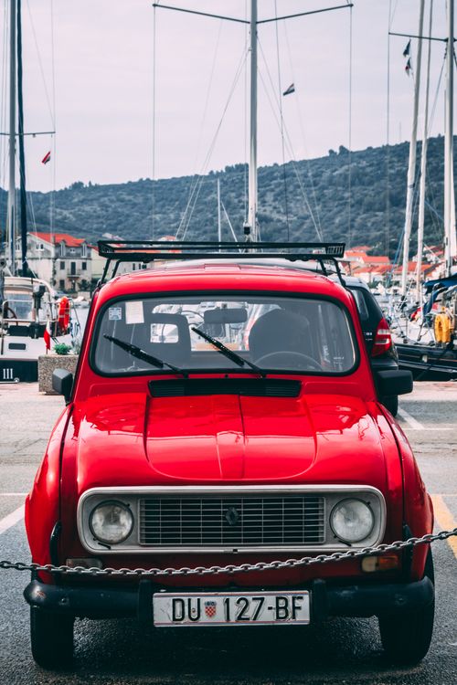 Red Reno Car Red Renault Vehicle · Free Stock Photo