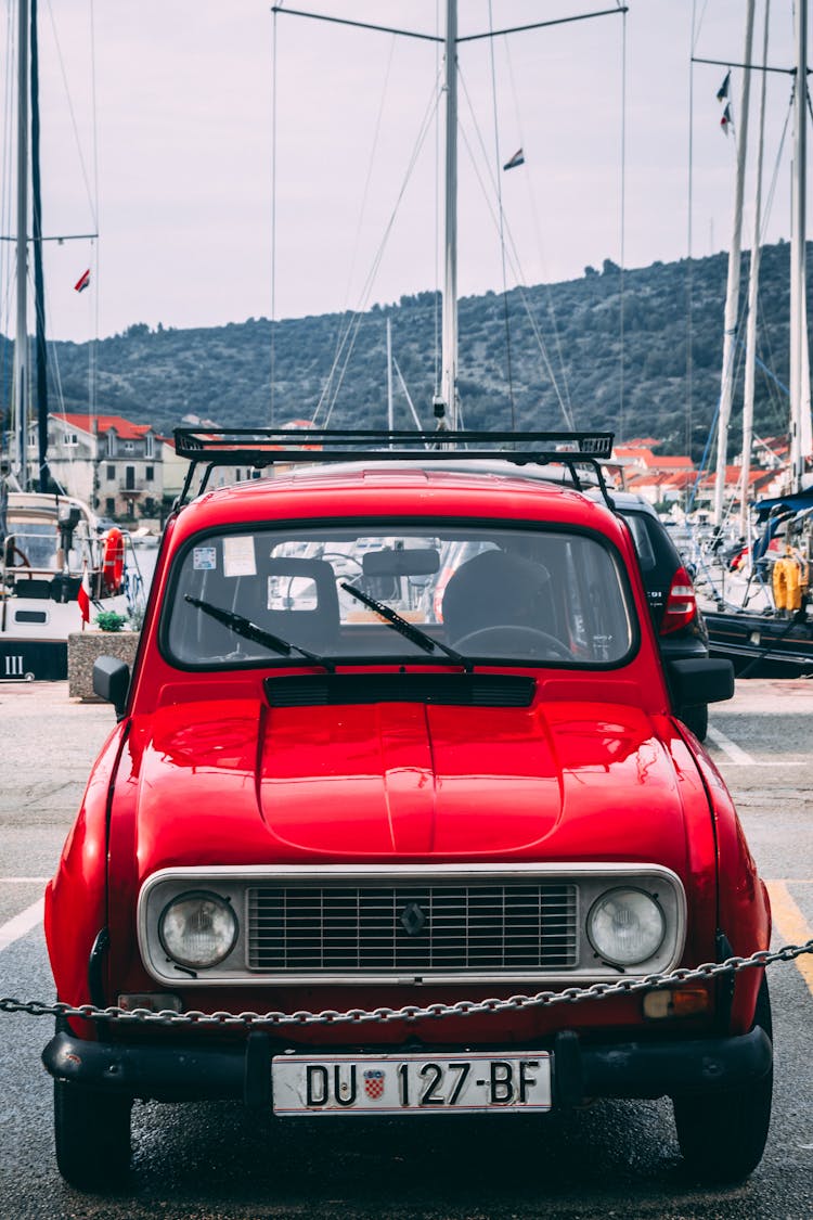 Red Renault Vehicle