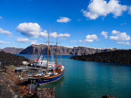 Free stock photo of island, sailboat, sailing ships