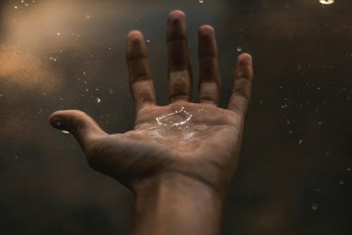 Fotografie A Lunga Esposizione Di Gocce D'acqua