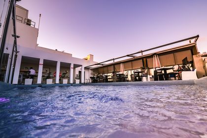 Rooftop bar at dusk — Zak Chapman on Pexels