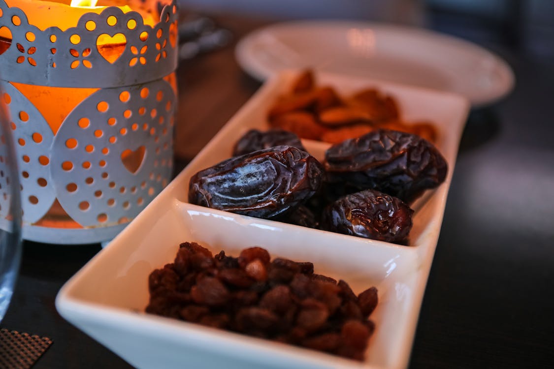 Free Close-Up Photo Of Raisins And Dates Stock Photo