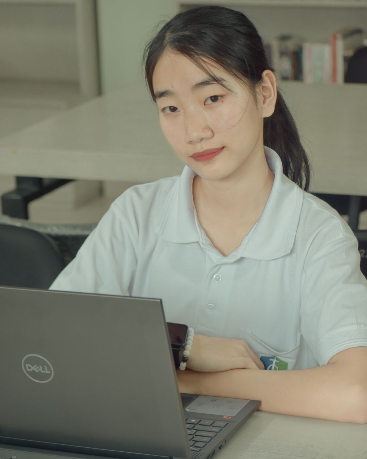 Student studying in India