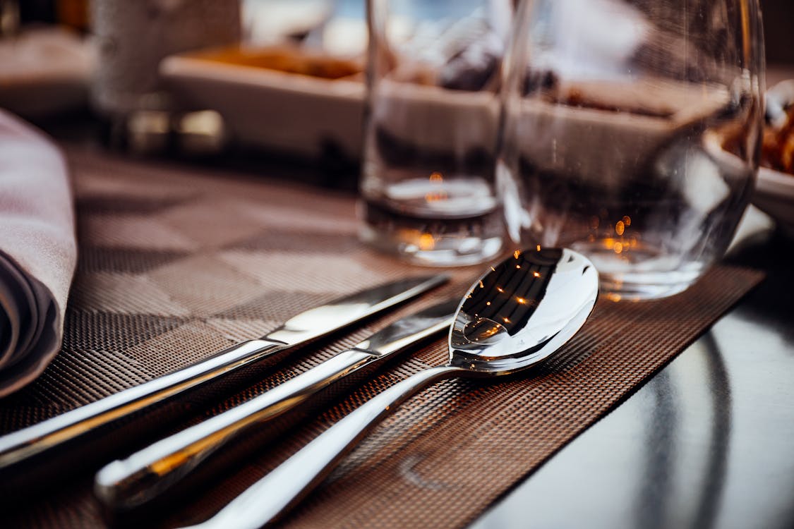 Free Silver Cutlery Stock Photo