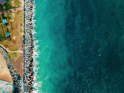 Vista Aerea Della Spiaggia