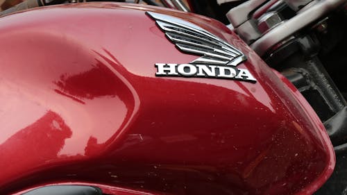 Honda Motorcycle Red