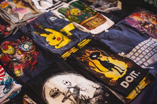 Free T Shirts Assortis Stock Photo