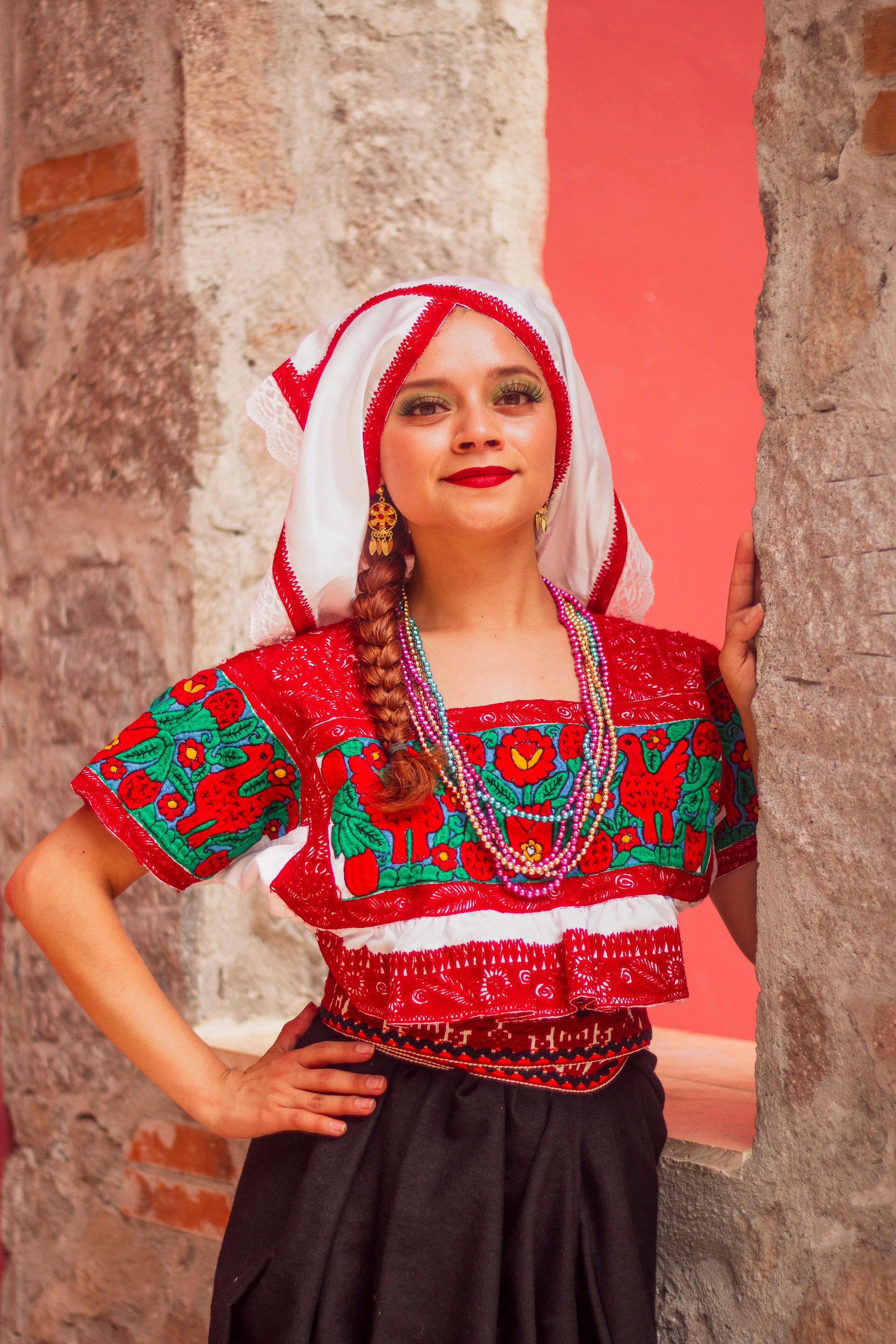 Woman in Folklore Blouse · Free Stock Photo
