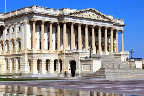 Free stock photo of capitol, columns, pillars