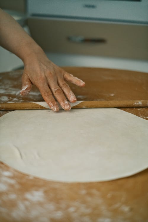 Hand Rolling Dough
