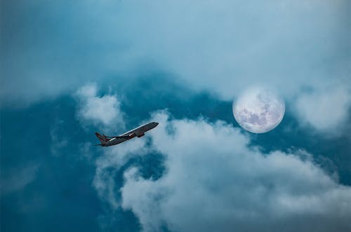 Free stock photo of airplane, cloudy sky, dramatic sky