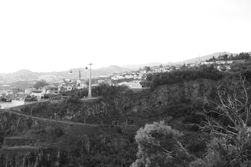 Imagine de stoc gratuită din alb-negru, funchal, insula madeira