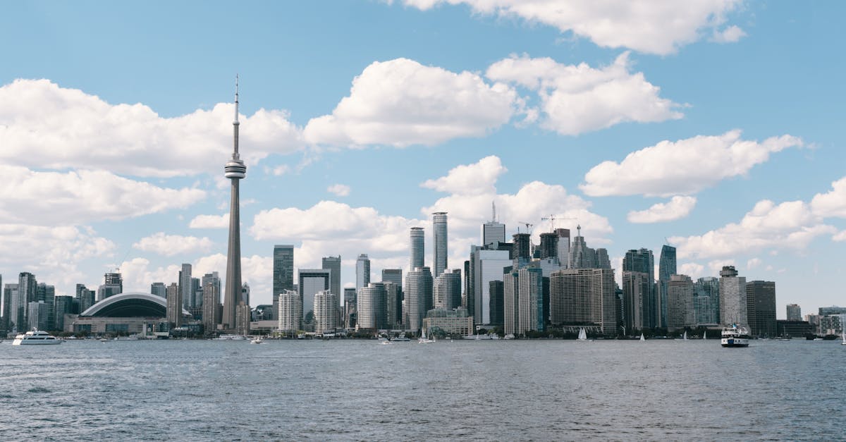 Free stock photo of boat, cityscape, cn tower