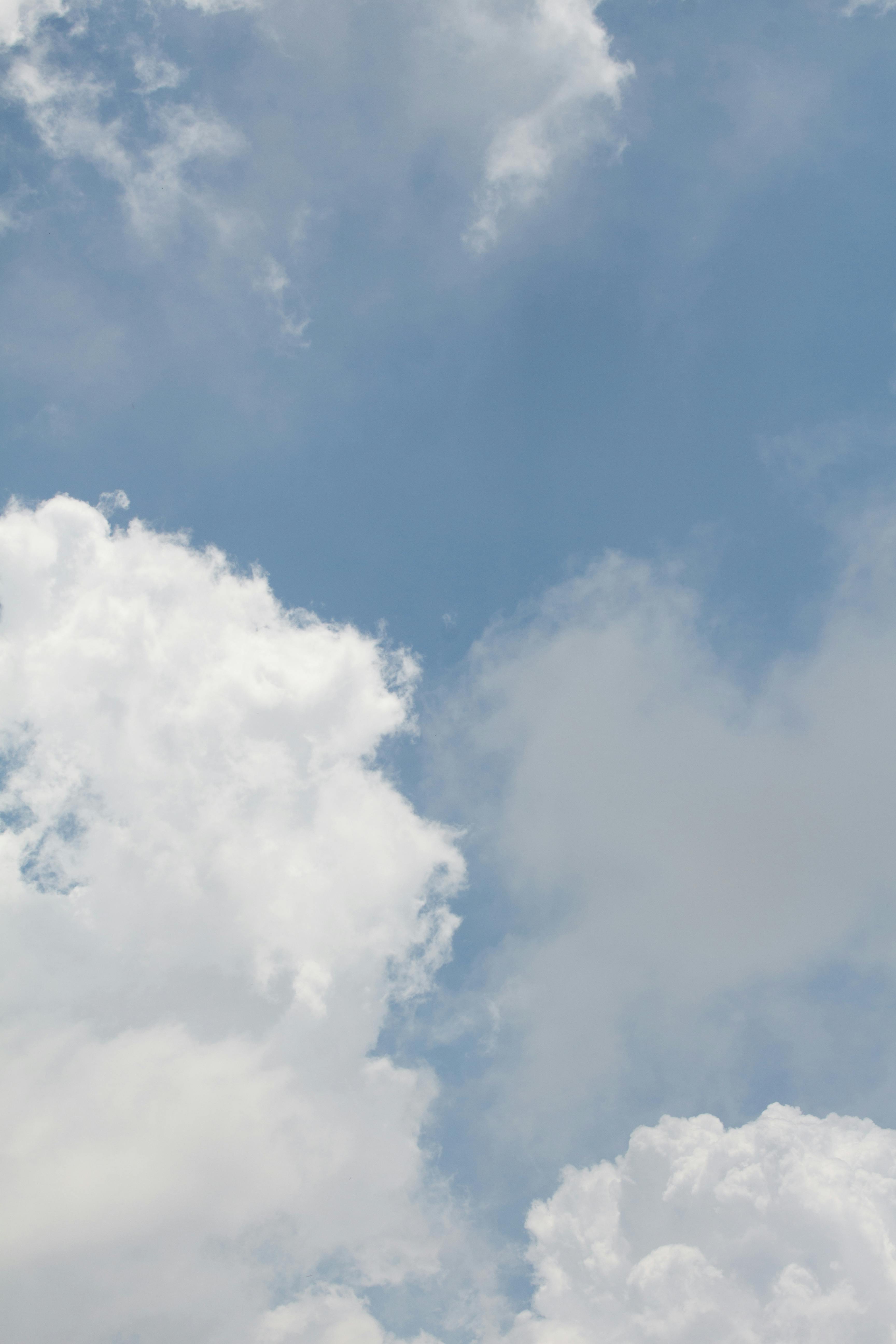 Free stock photo of background, blue, clouds