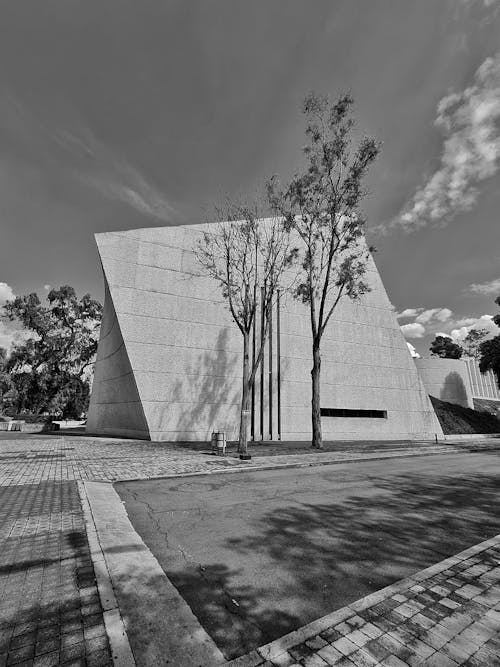 Darmowe zdjęcie z galerii z architektura, czarno-biały