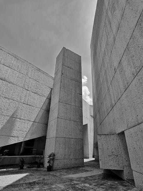Darmowe zdjęcie z galerii z architektura, czarno-biały, minimalizm