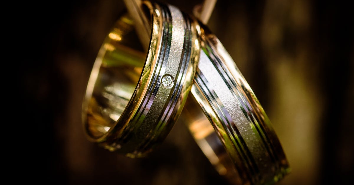 Silver and Gold Couple Ring