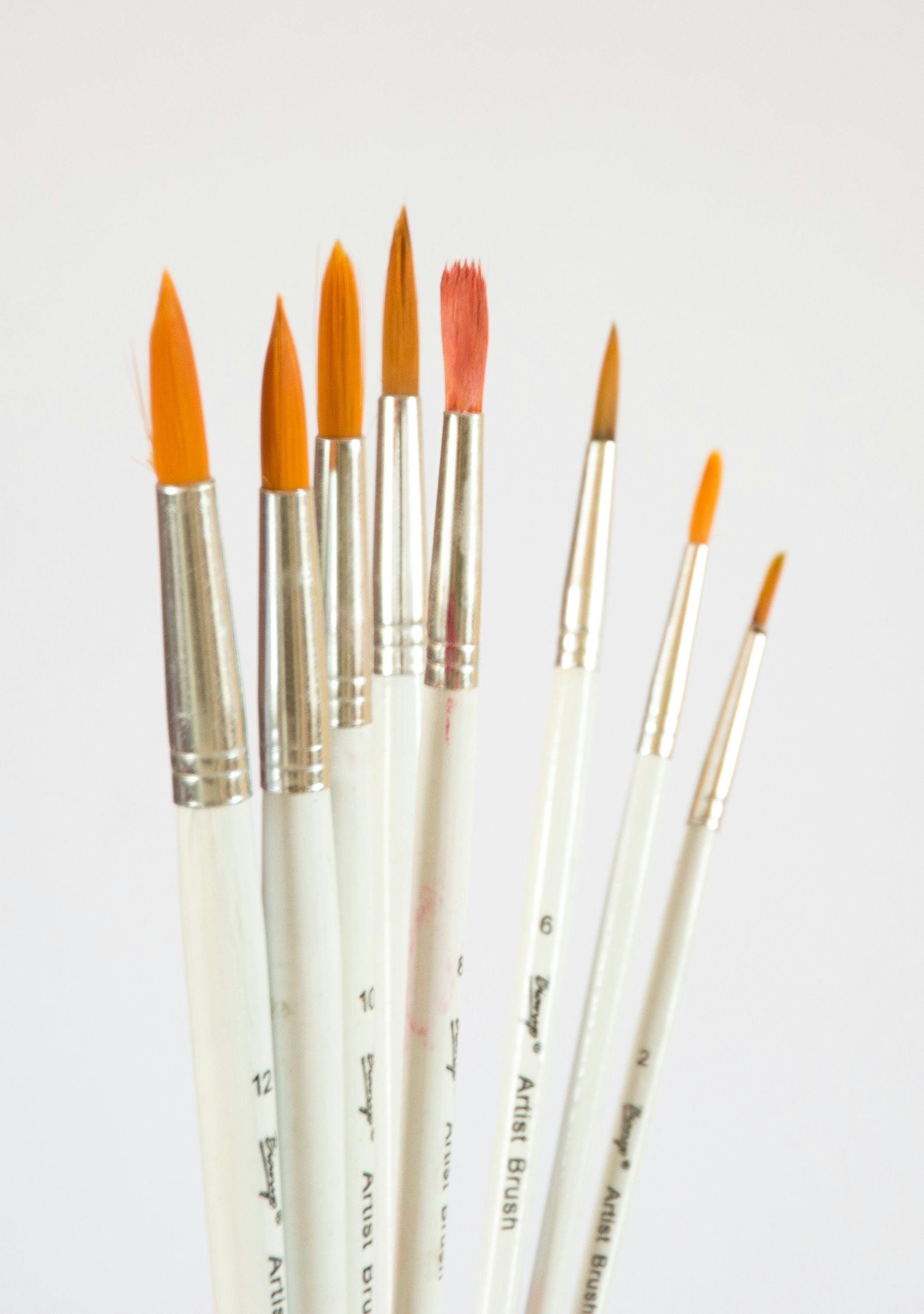 assorted paintbrushes